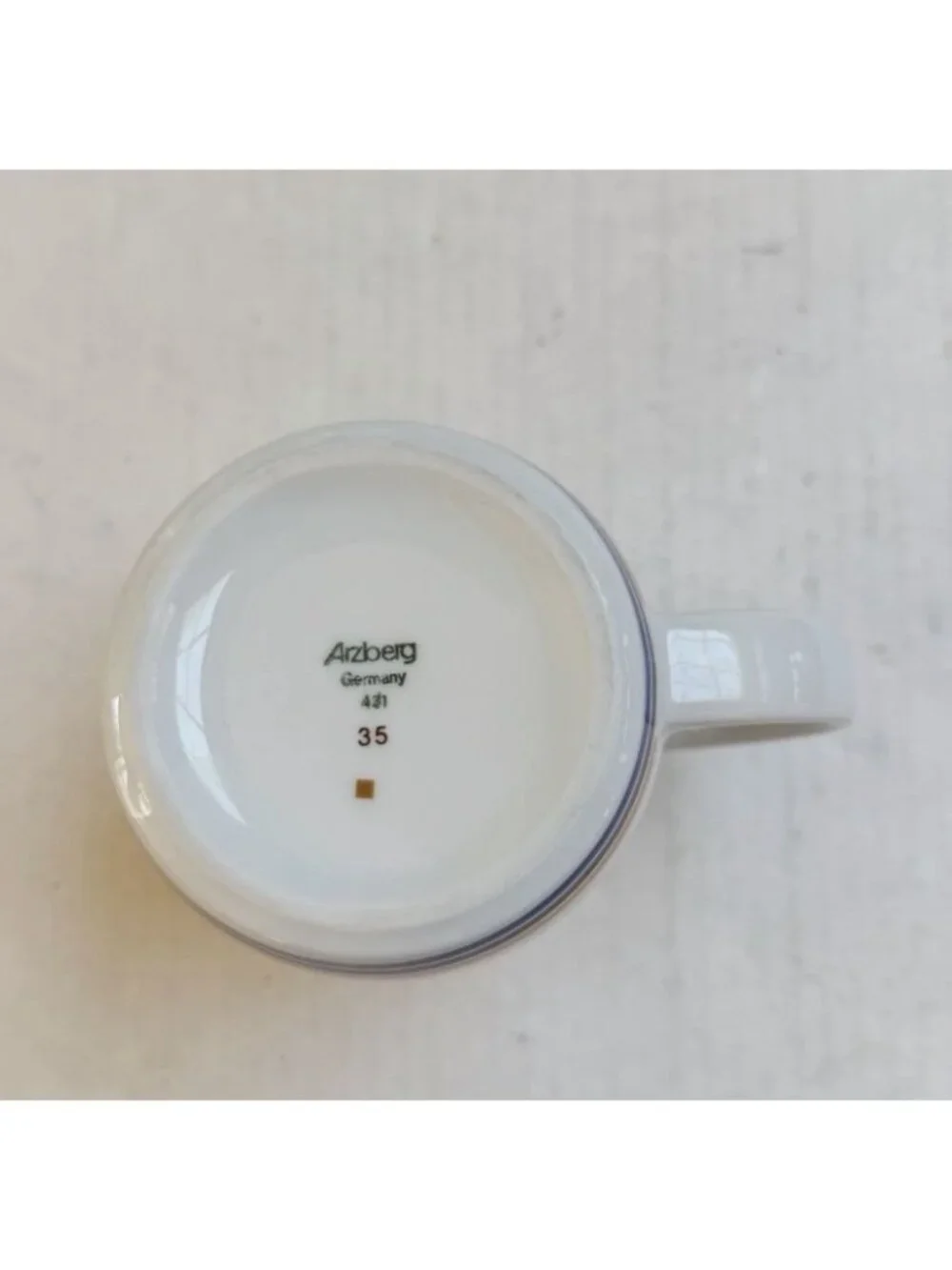 Vintage Floral Tea Coffee Cup Arzberg Germany 431 35 Gift Cottage No Spill